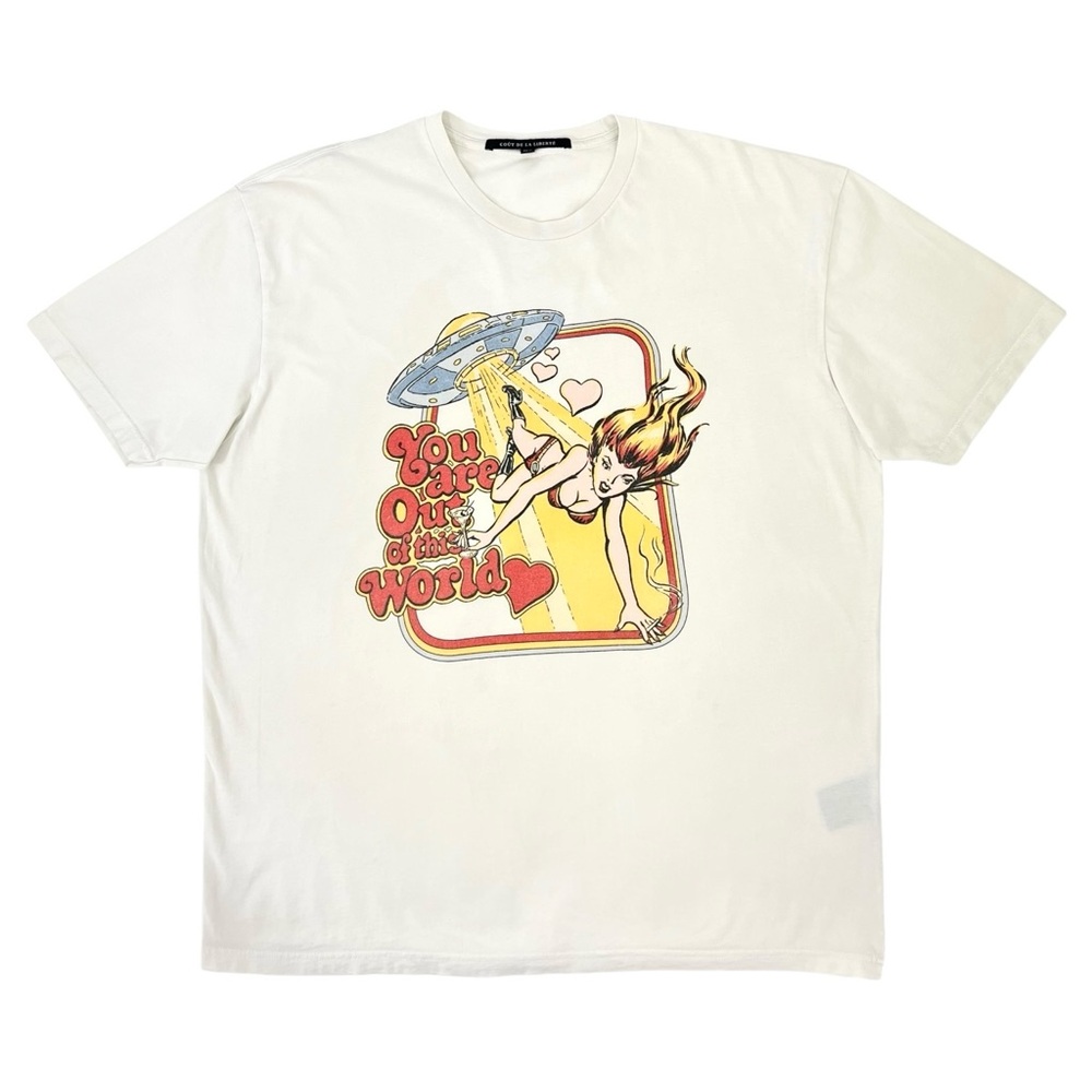 Cout De La Liberte Freddie Out Of This World White Retro Comics Print T-Shirt